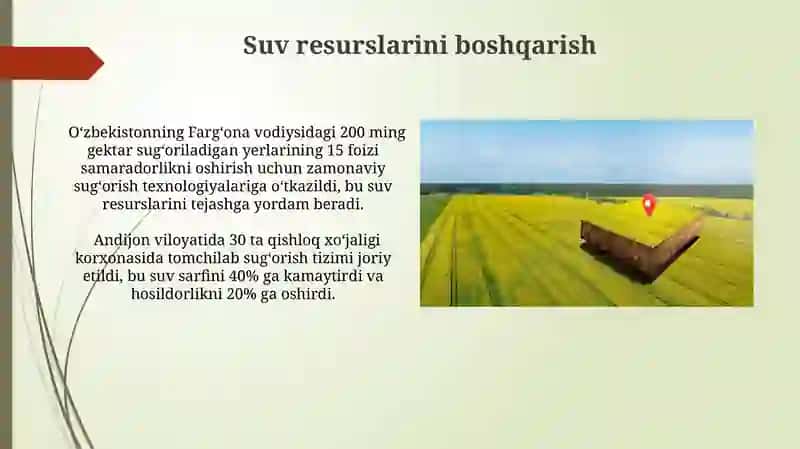 Qishloq xoʻjaligida tuprodan foydalanish va ularning muhofazasi 4