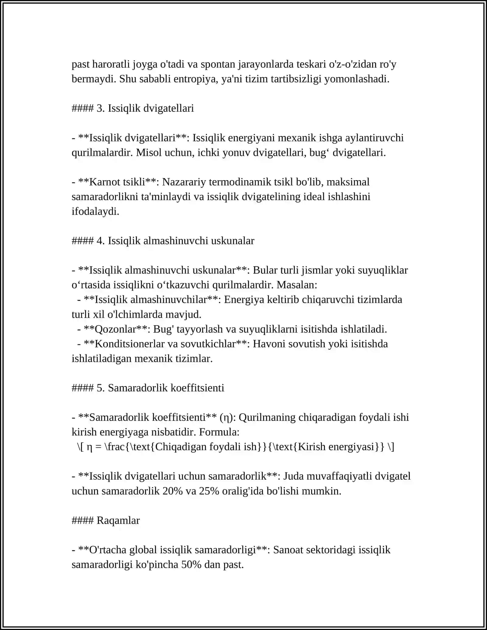 ISSIQLIK TEXNIKASI XAQIDA 4