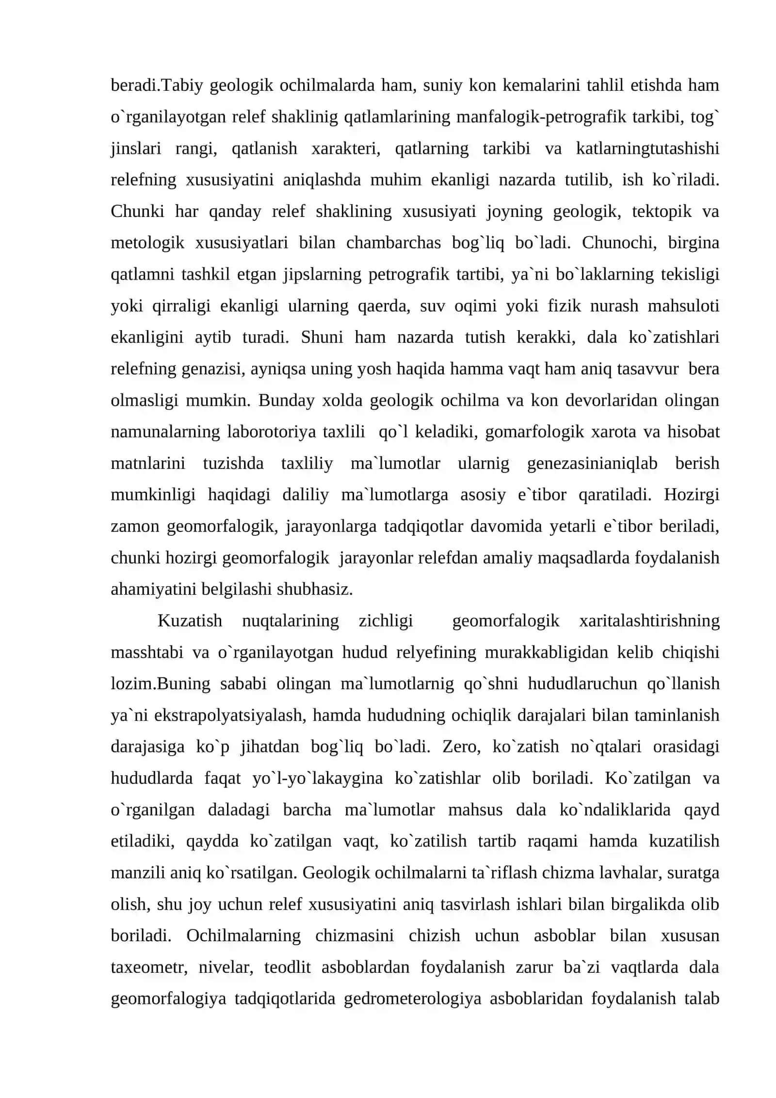 Geomorfologik tadqiqotlar 4