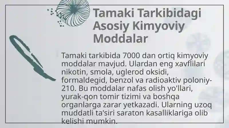 Tamaki Tarkibi va uning Organizmga Tasiri 4