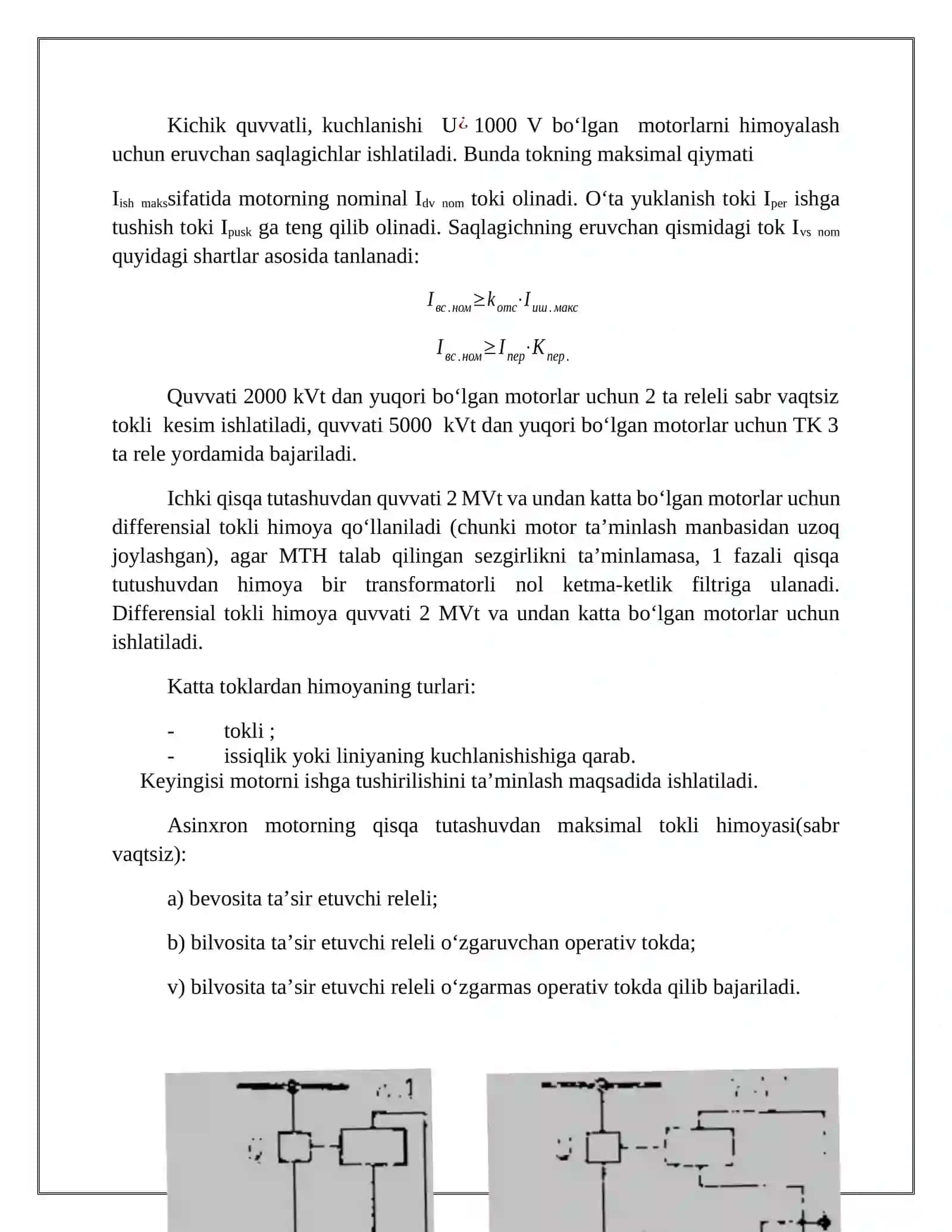 ASINXRON VA SINXRON MOTORLAR HIMOYASI 4