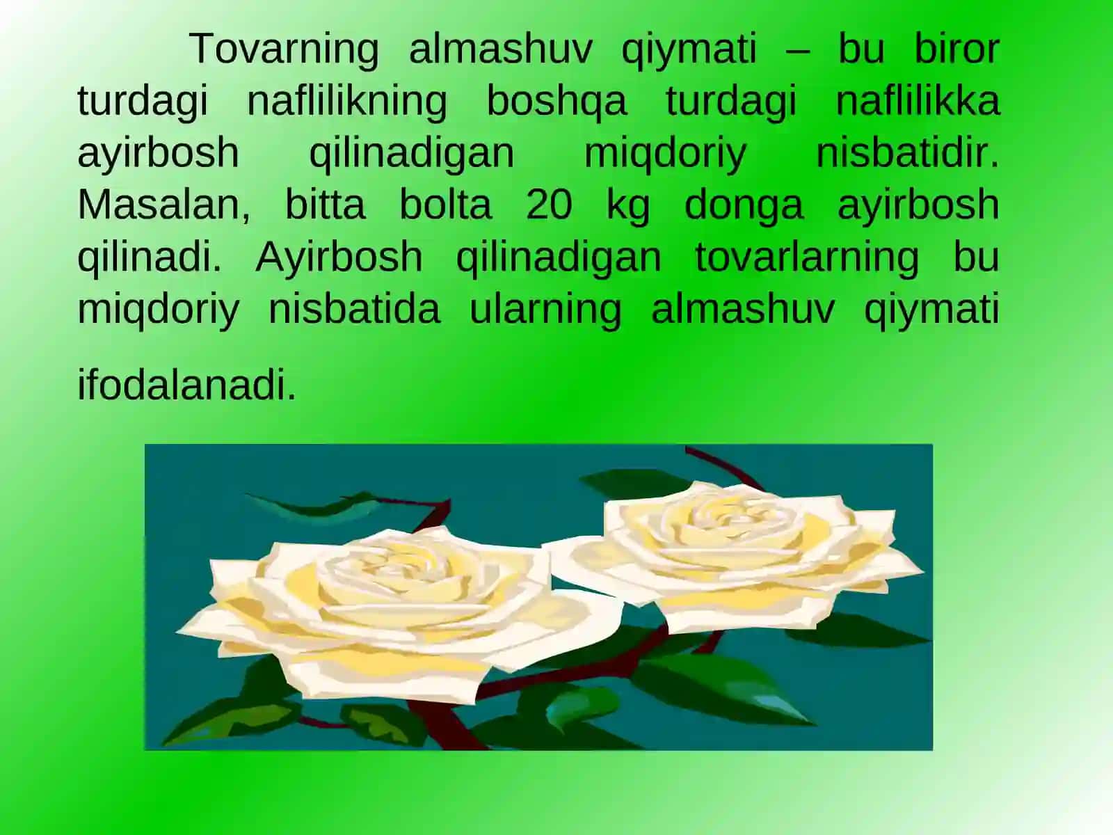 Tovar va uning xususiyatlari 4