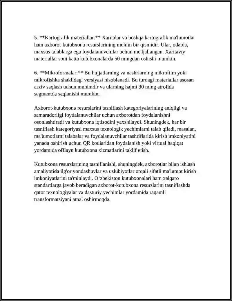AXBOROTKUTUBXONA RESURSLARIGA BIBLIOGRAFIK TAVSIF TUZISH 4
