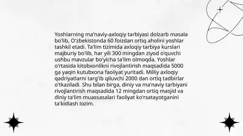 Yoshlar ta'lim-tarbiyasi muammolarini tadqiq etishning ilmiy pedagogik metodlari 4