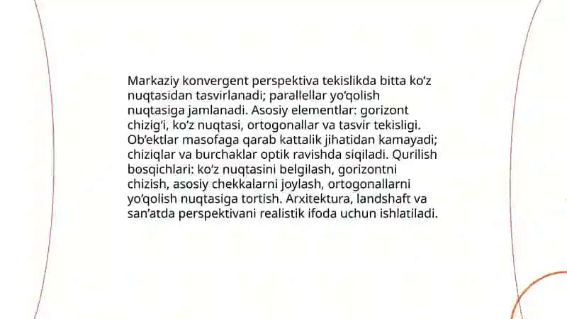 Tekislikning perspektivasi 4