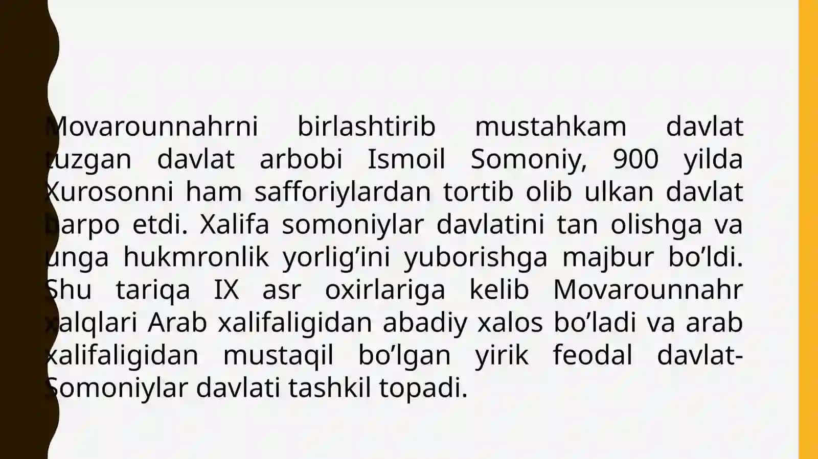 IX-XII asrlarda O'rta Osiyoda yuz bergan uyg'onish davri 4