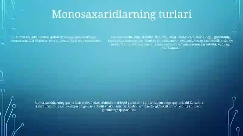 Monosaxaridlarning Oksidlanishida Va Qaytarilishida Hosil Bo'Ladigan Moddalar 4