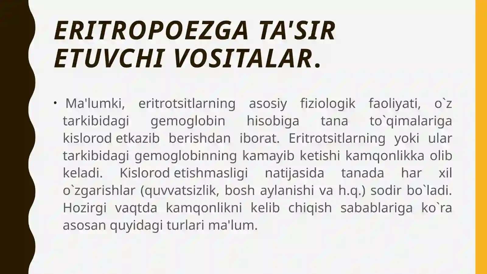 QON YARATILISHIGA TA’SIR KO’RSATUVCHI DORIVOSITALARFARMAKODINAMIKASI 4