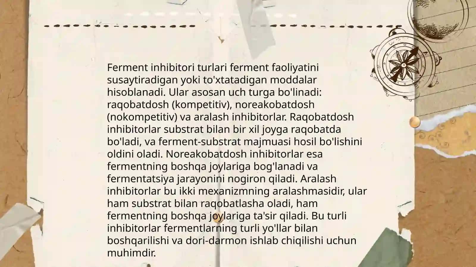 Fermentlar faolligiga ingibitor va aktivatorlarning tasiri 4