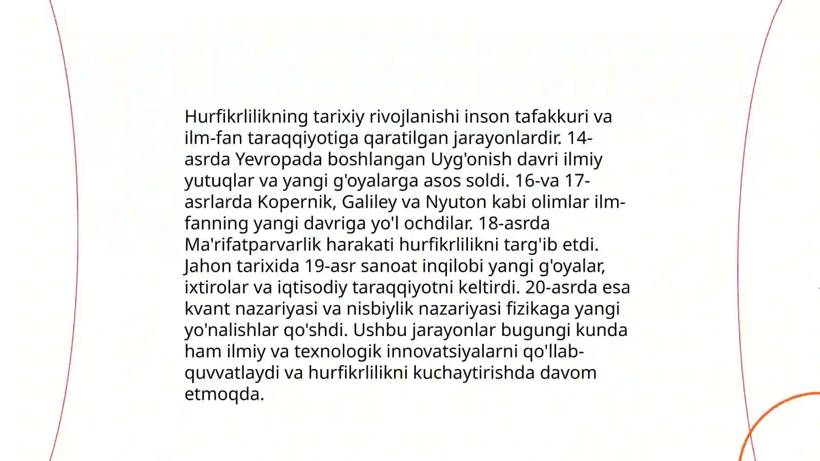 Din va hurfikrlilik 4