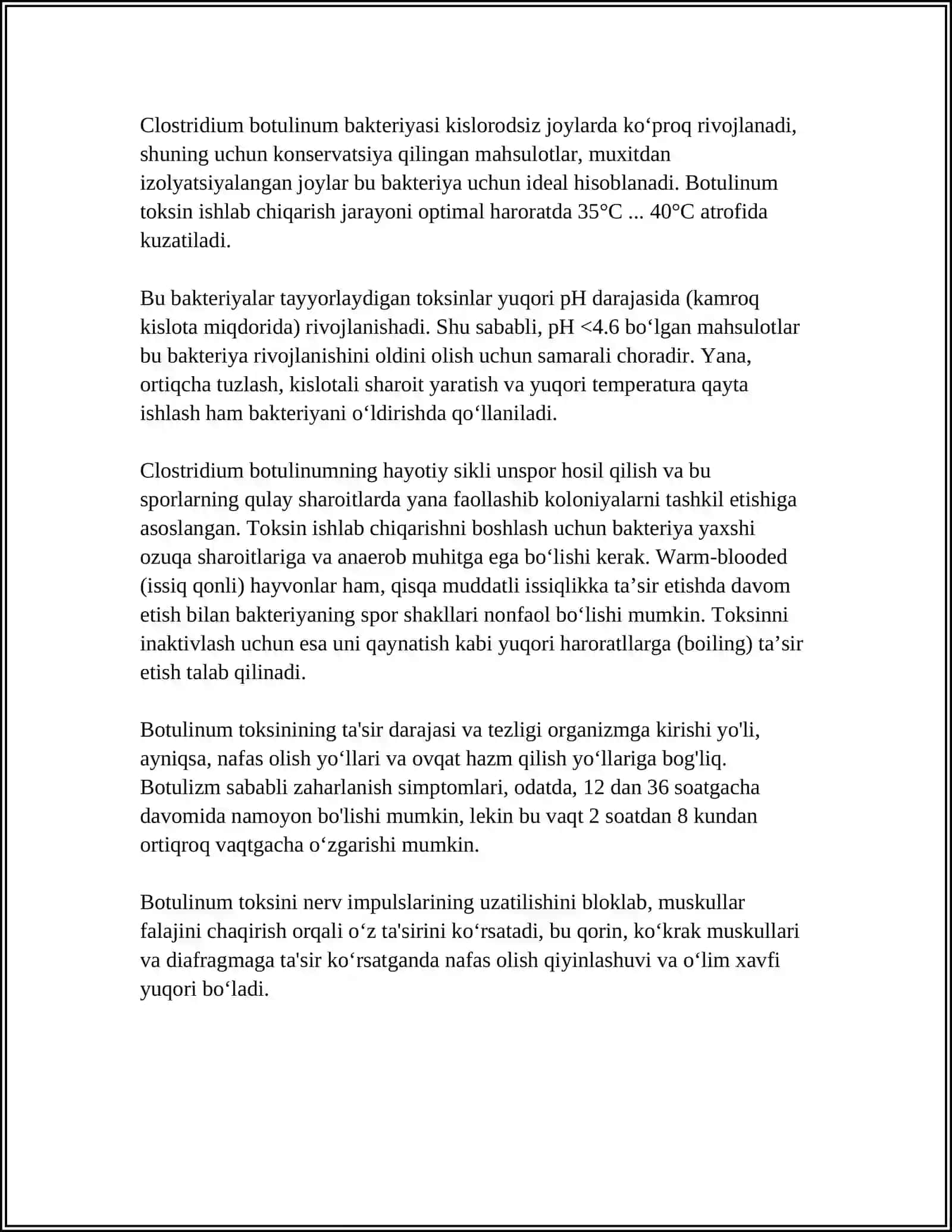 BOTULIZIM BILAN ZAHARLANISH 4