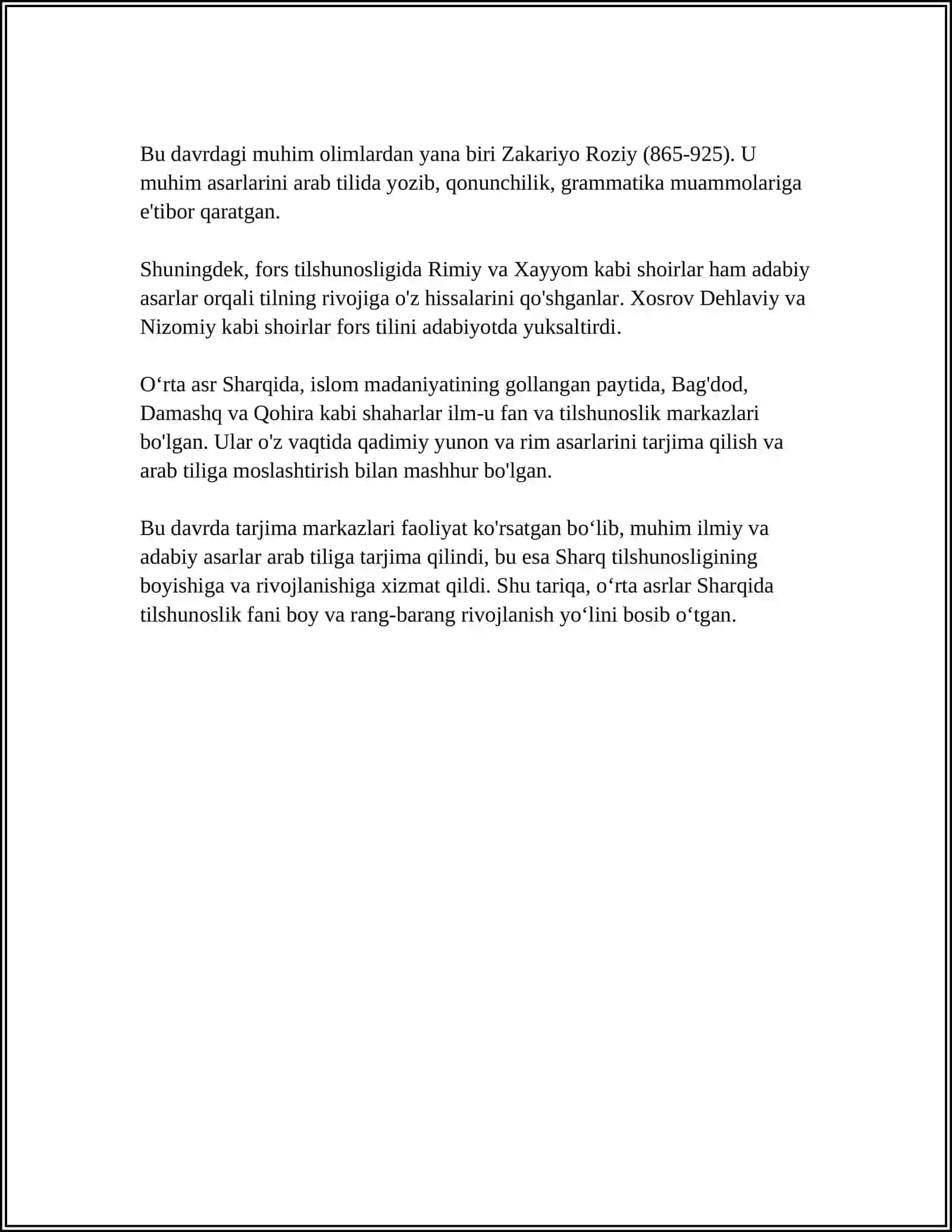OʻRTA ASRLAR SHARQ VA YEVROPA TILSHUNOSLIGI 4