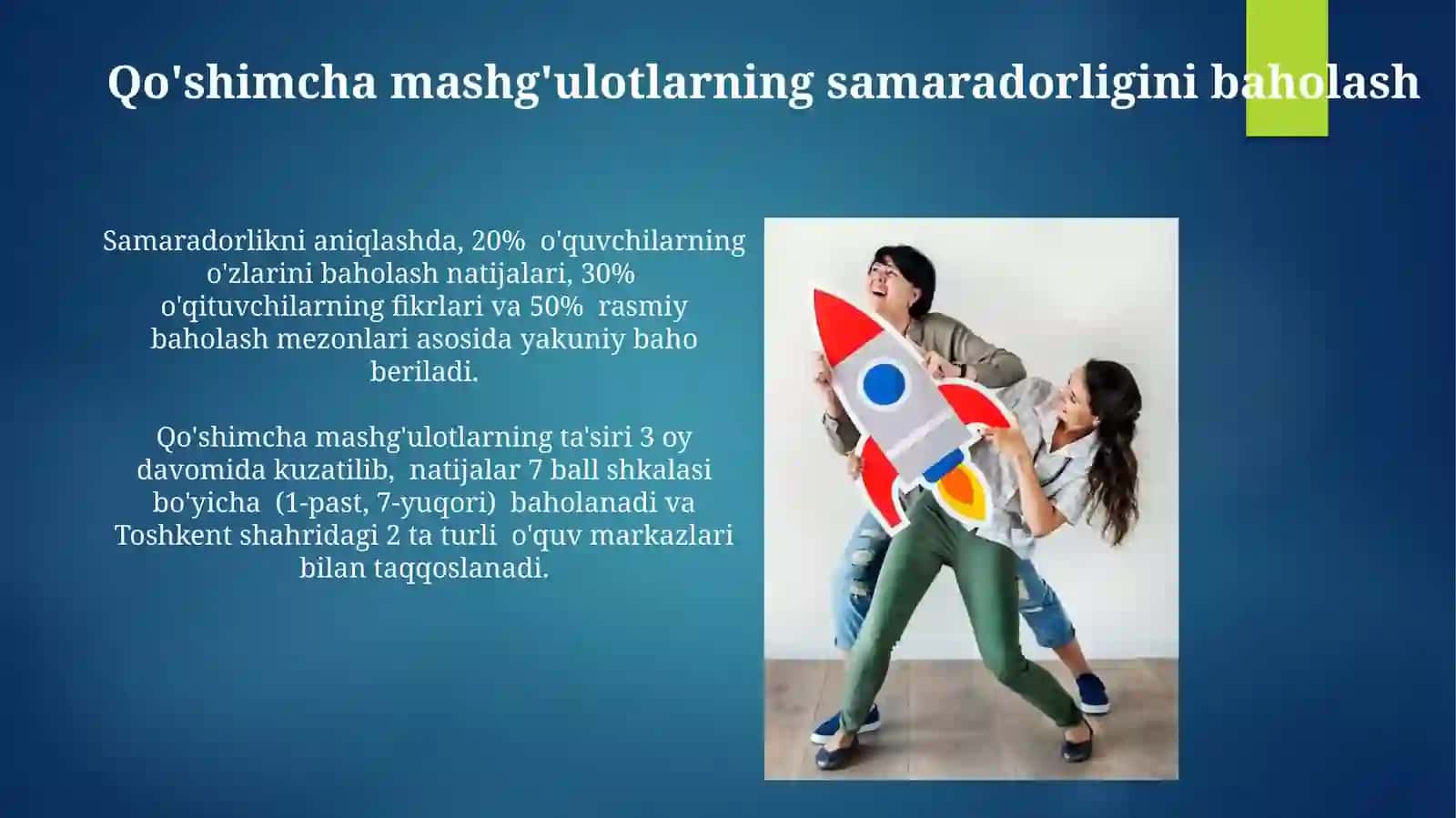 Darsdan tashqari mashg‘ulotlarda amal xossalari, komponentlari ular orasidagi 4