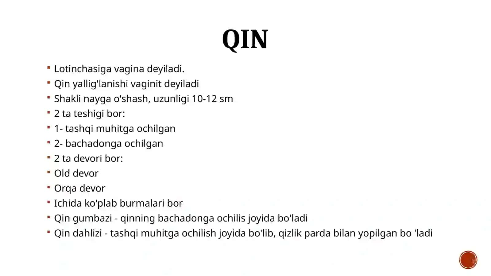 Ayollar jinsiya sistemasi anatomiyasi va fiziologiyasi 4