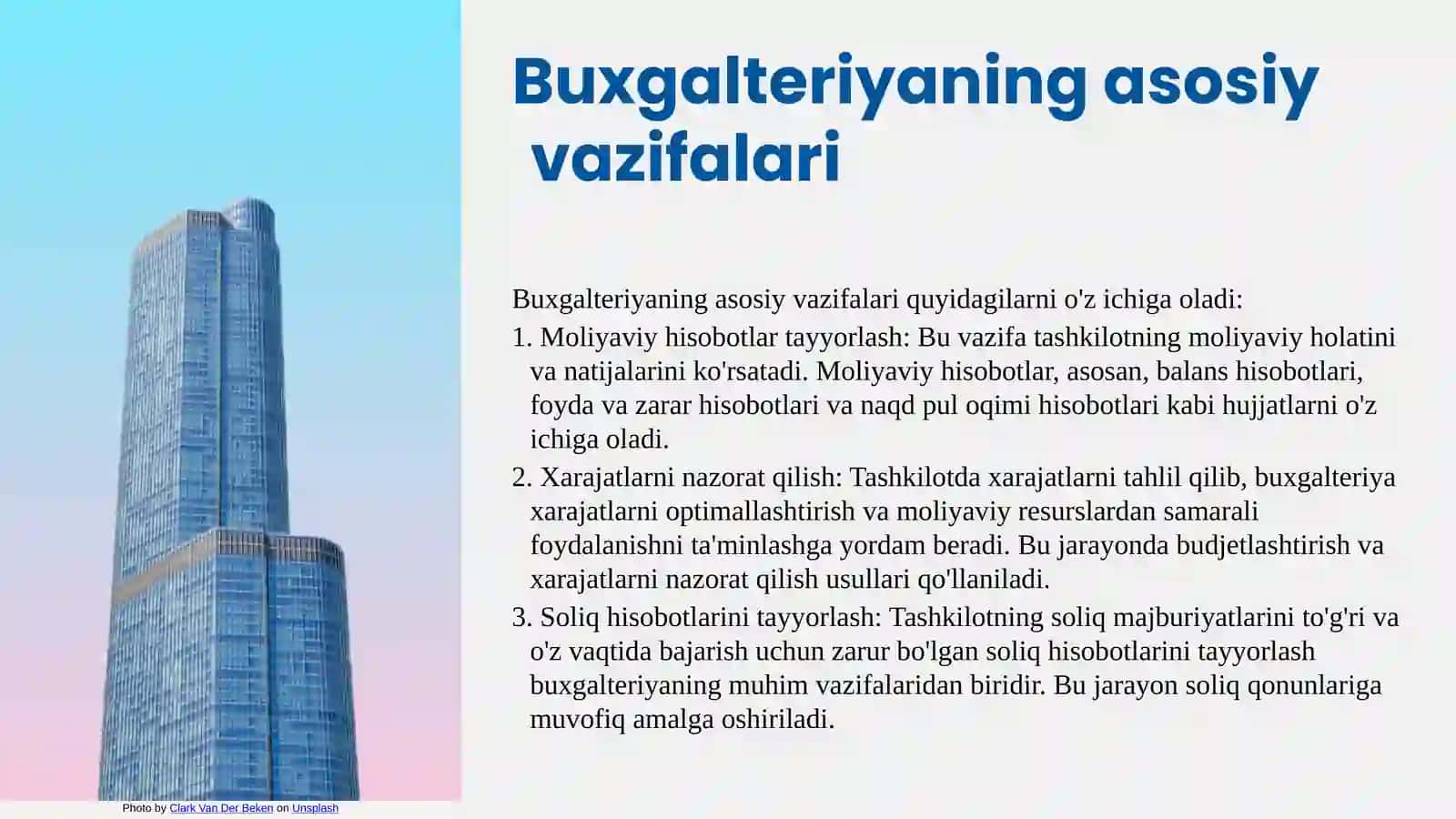 Biznesda buxgalteriya fanining maqsadi va vazifalari 4