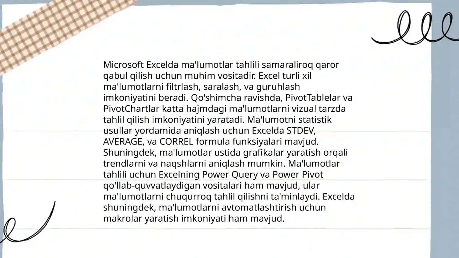 Ms office dastur paketi 4
