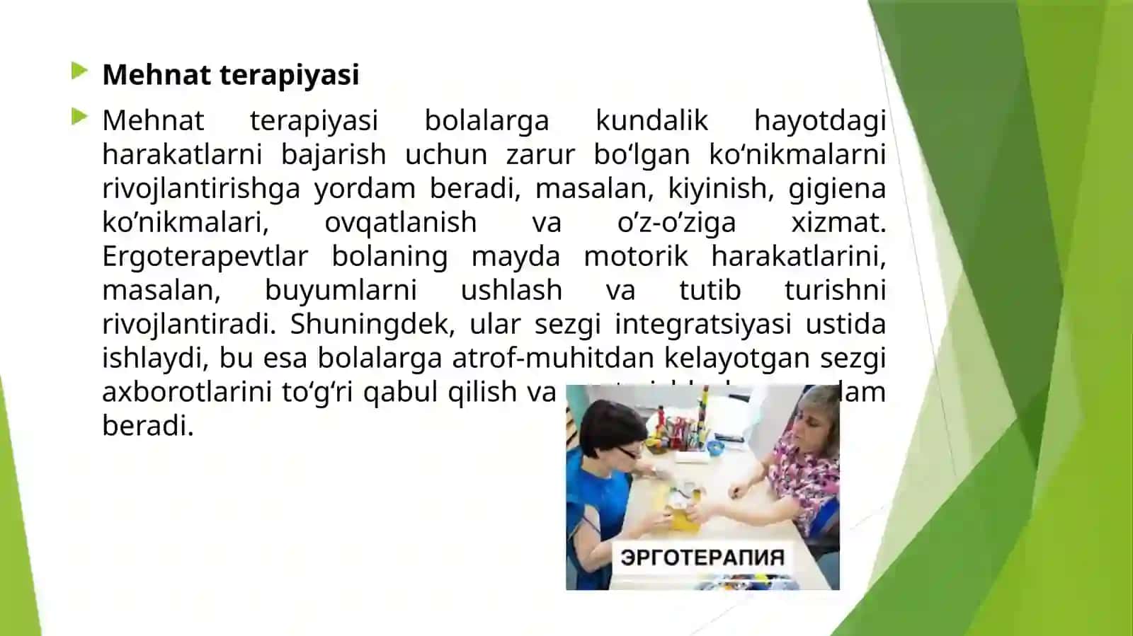 DAUN SINDROMLI BOLALARGA TIBBIY, PEDAGOGIK, PSIXOLOGIK YORDAM 4