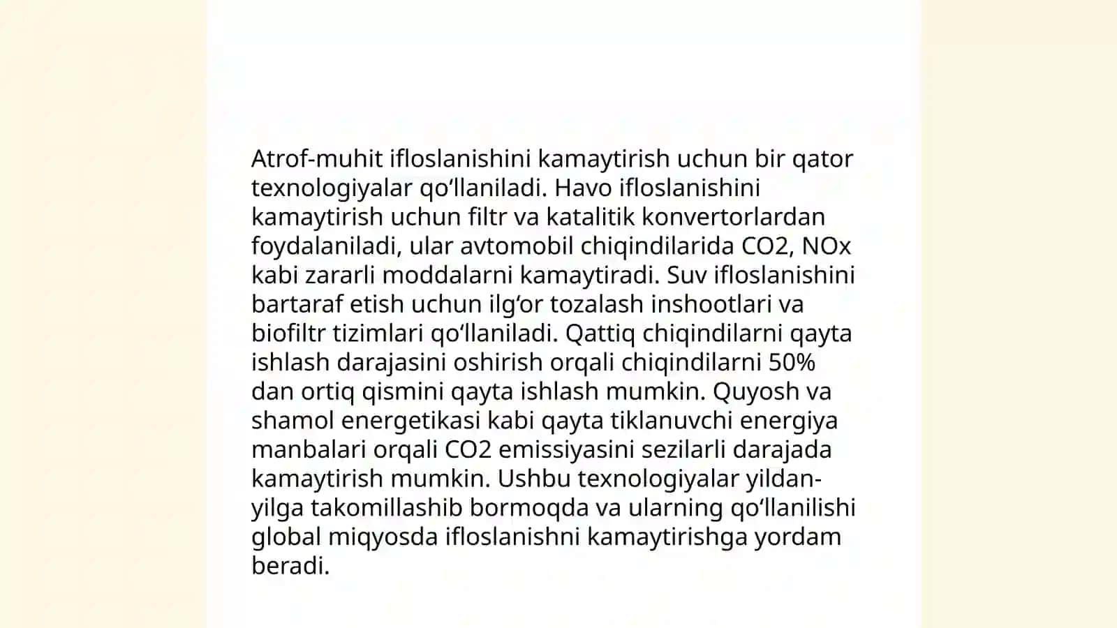 Biotexnologiya va ekologik barqarorlik 4