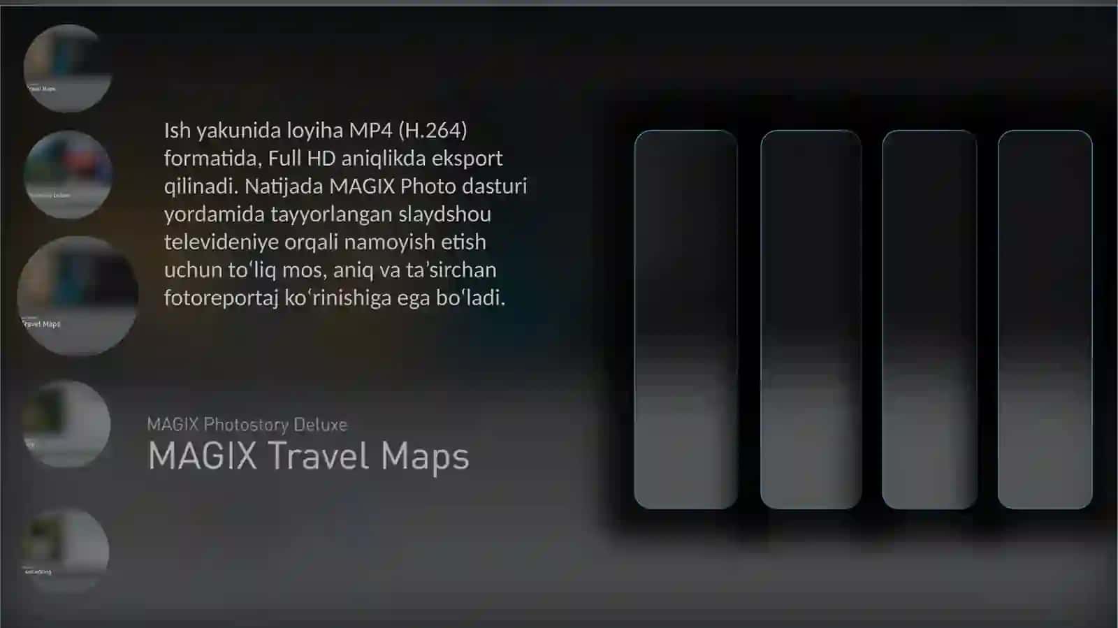 MAGIX Photo dasturiyordamida telekanallar uchun slayd-shou tayyorlash 4