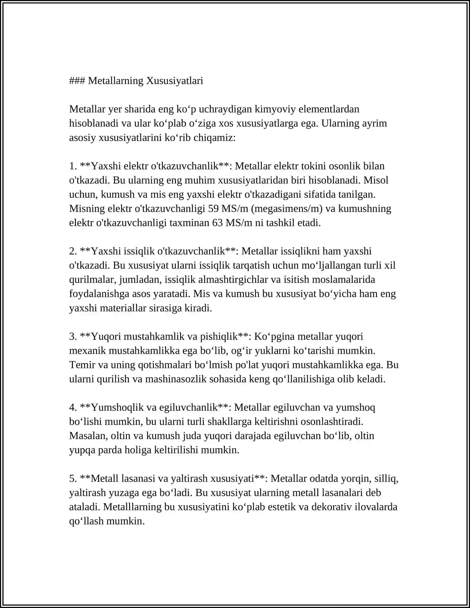 ANORGANIK MODDALAR 4