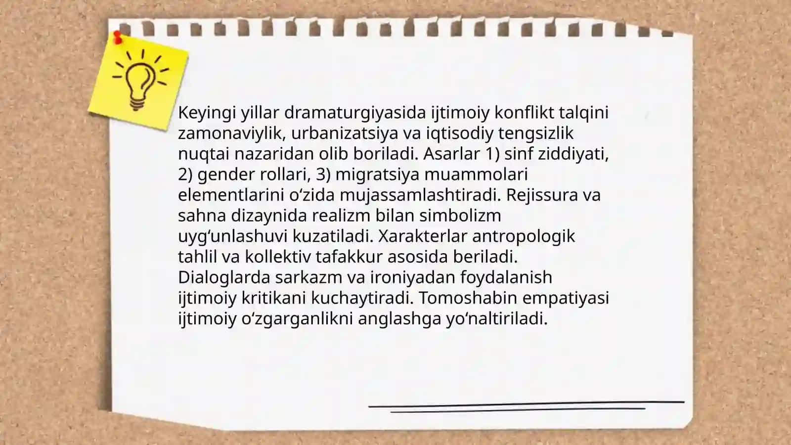 Keyingi yillar dramaturgiyasida konflikt talqini 4