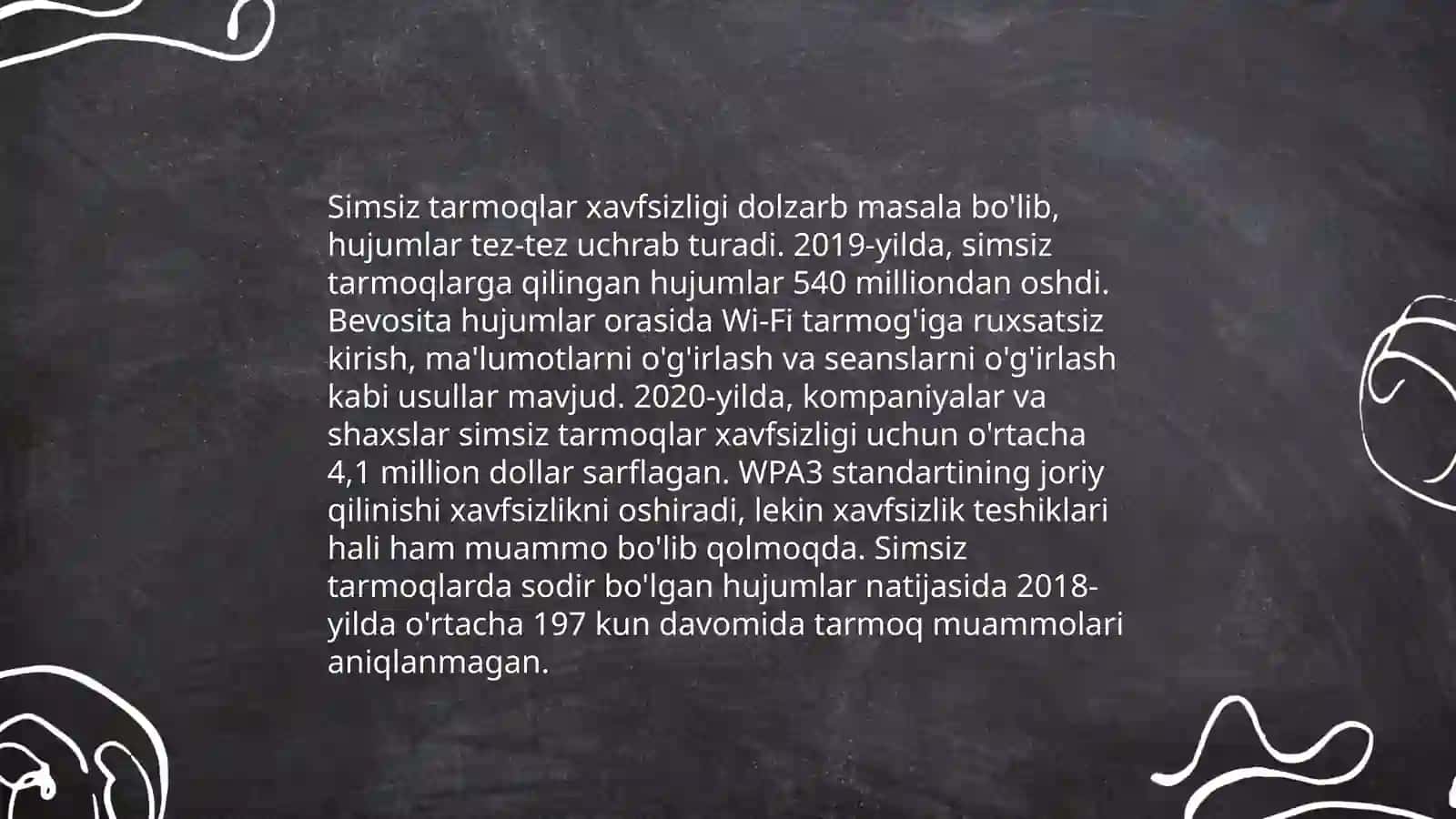 Simsiz aloqa tizimlariga nisbatan tahdidlar tahlili 4