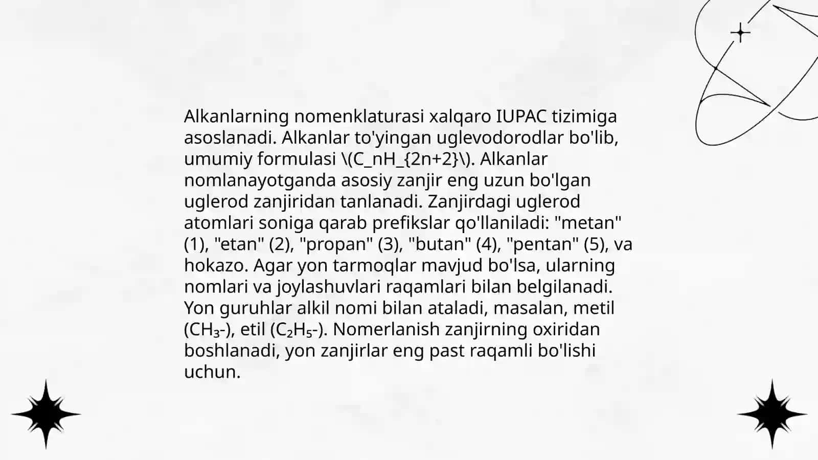 Alkanlar sikloalkanlar 4