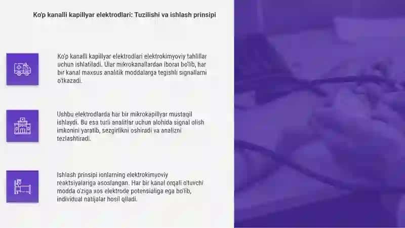 Ko'p kanalli kapillyar elektrodlar 4