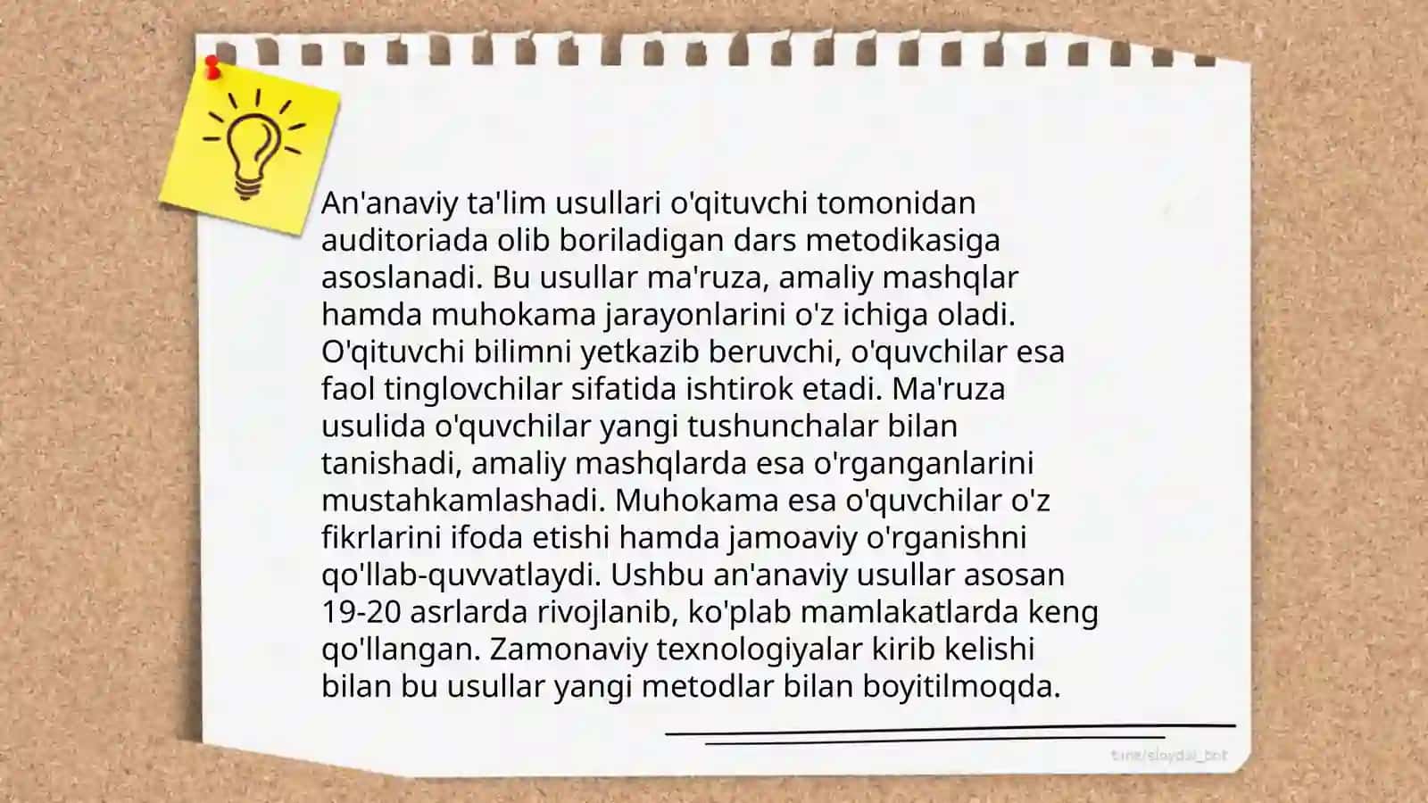Ta'lim turlari va talimni tashkil etish shakllari 4