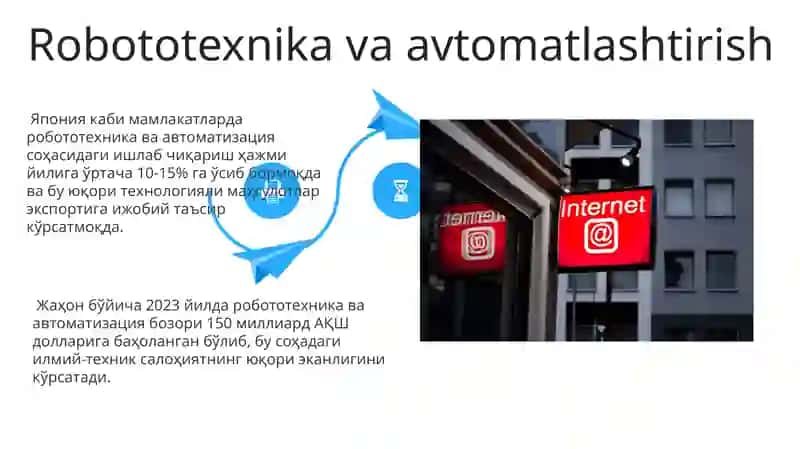 Жаҳон иқтисодиётинг илмий-техник салоҳият ва ахборот ресурслари 4