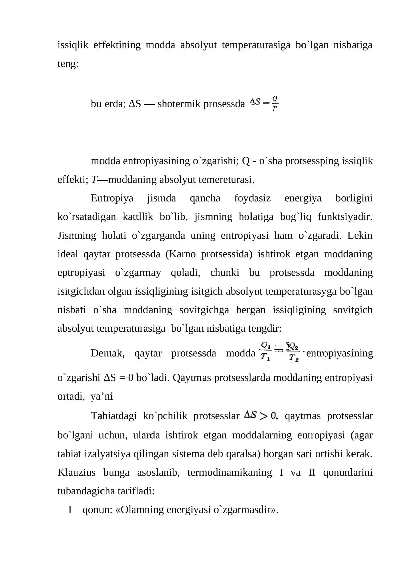"FIZIK KIMYO'’ FANIDAN YOZGAN KURS ISHI" 4