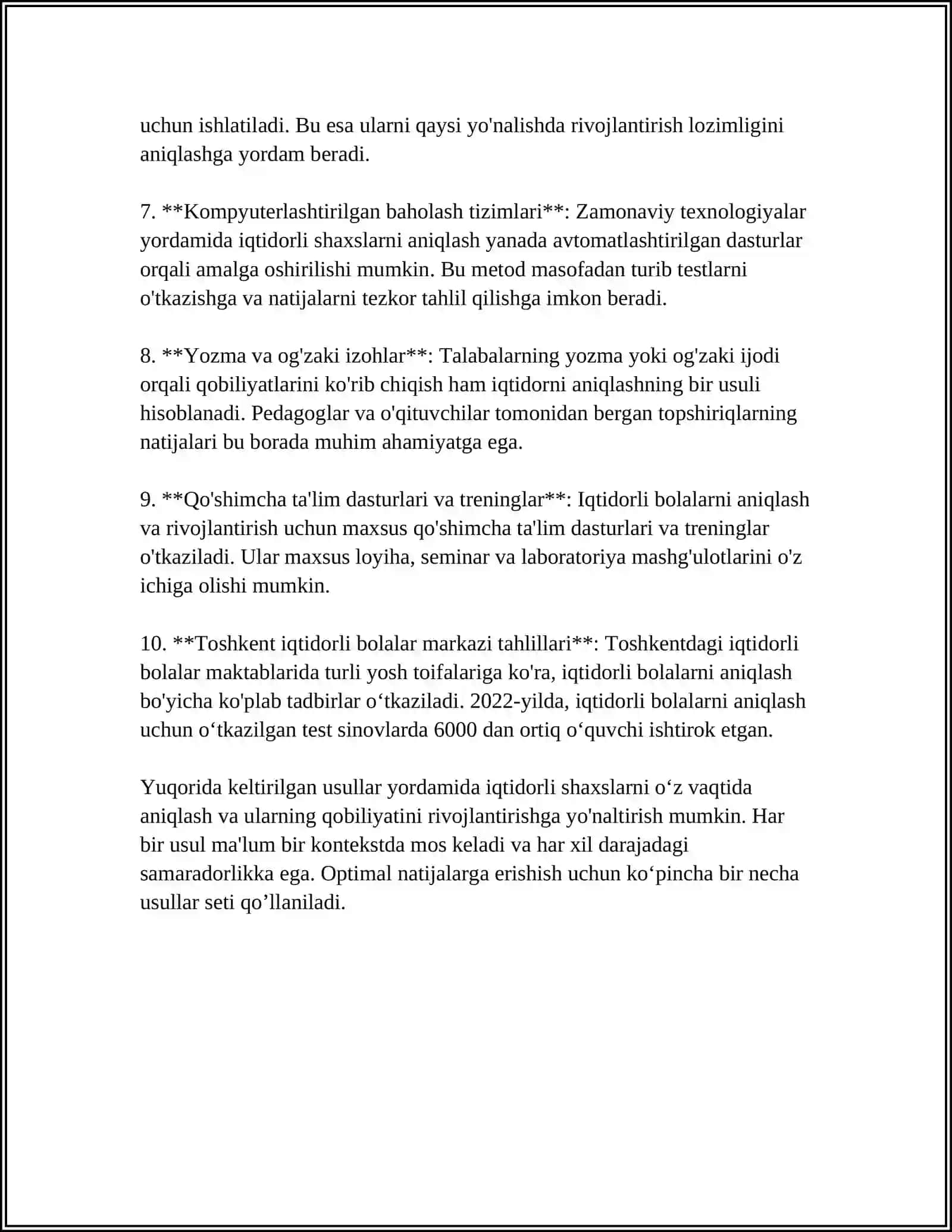 IQTIDORLILIK VA AKADEMIK O'ZLASHTIRMASLIK 4