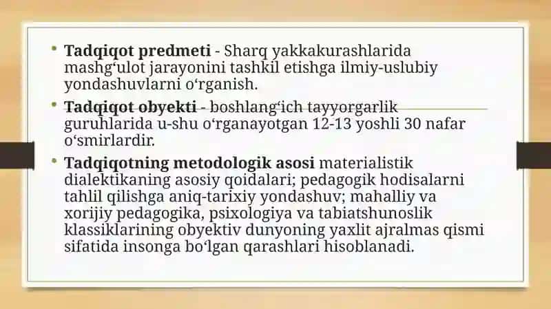 SHARQONA YAKDILLIKLARNING FALSAFIY, PEDAGOGIK VA IJTIMOIY-PSIXOLOGIK ASOSLARI 4