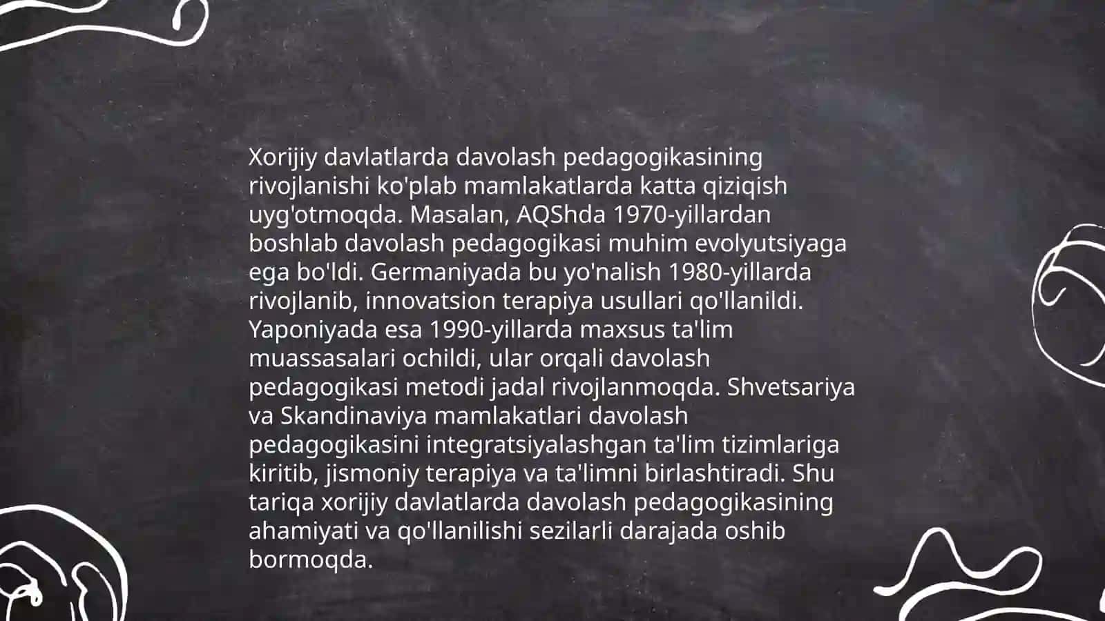 Davolash pedagogikasining xorijiy va mahalliy tajribasi 4