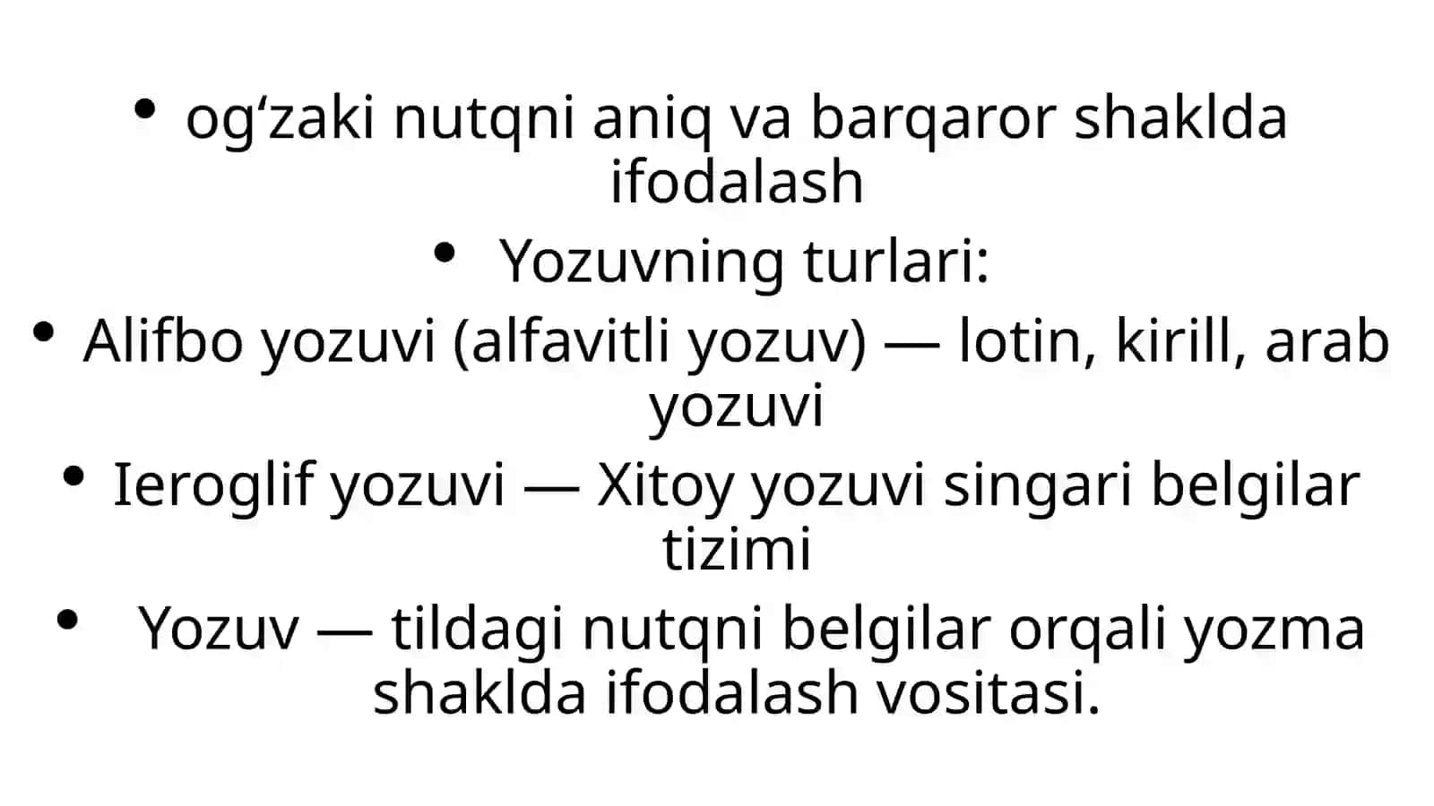 Til va yozuv masalalari. 4