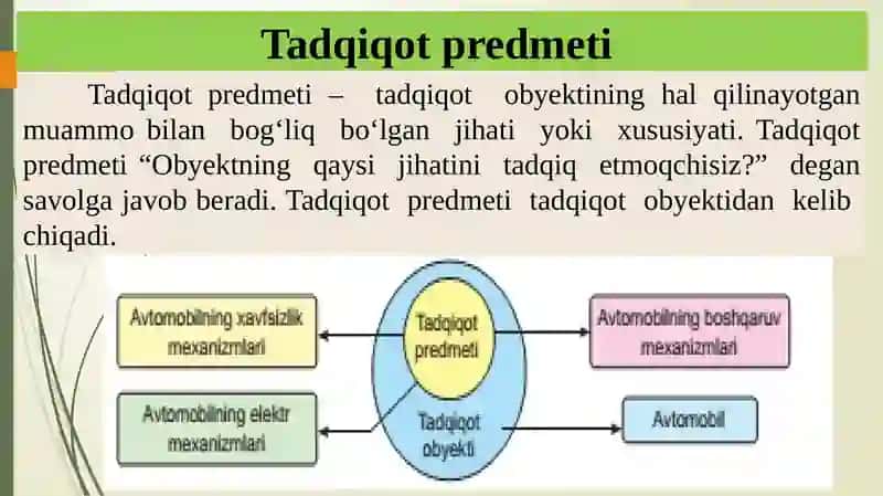TABIIY FANLARNING TADQIQOT OBYEKTI 4