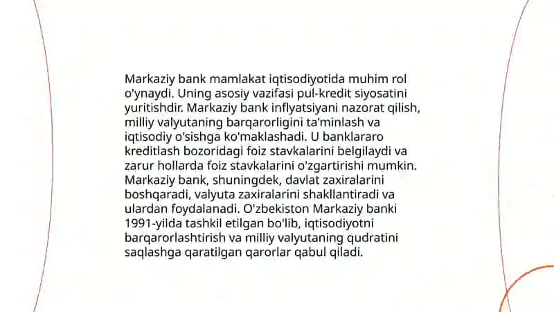 Davlatning pul kredit siyosati: maqsadi va dastaklari 4