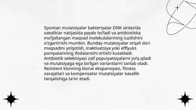 Kimyoterapevtik preparatlar va antibiotiklarga 4