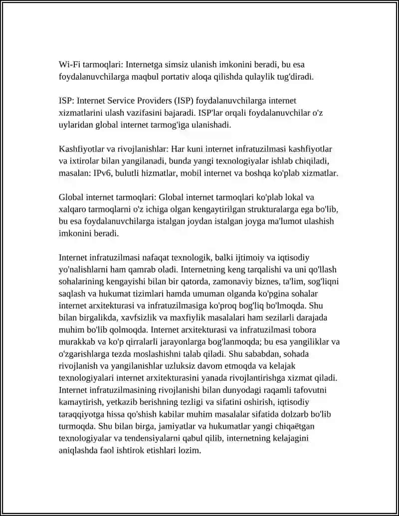 GLOBAL KAMPYUTER TARMOQLARI 4