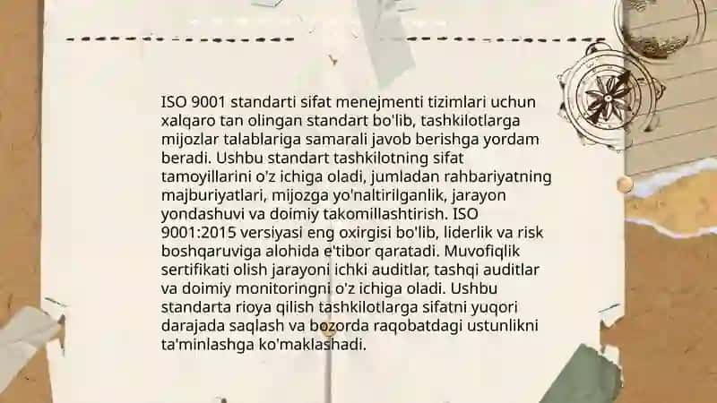 Sifat Menejment Tizimini Sertifikatlash 4