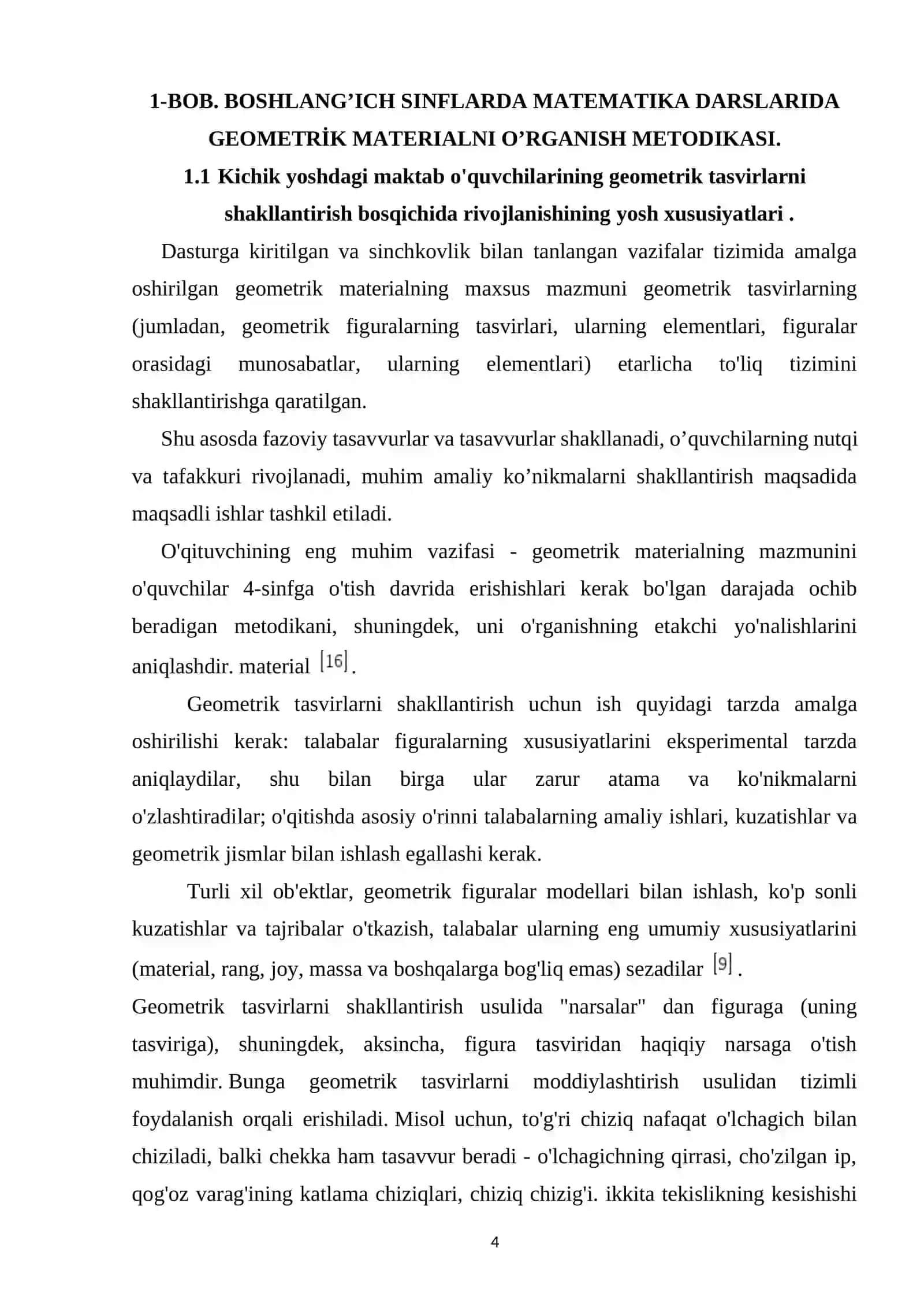 BOSHLANG'ICH SINF MATEMATIKA DARSLARIDA DOIRA VA AYLANA BILAN TANISHTIRISHDA KO'RSATMALI VA KO'RGAZMALILIKNING AHAMIYATI 4