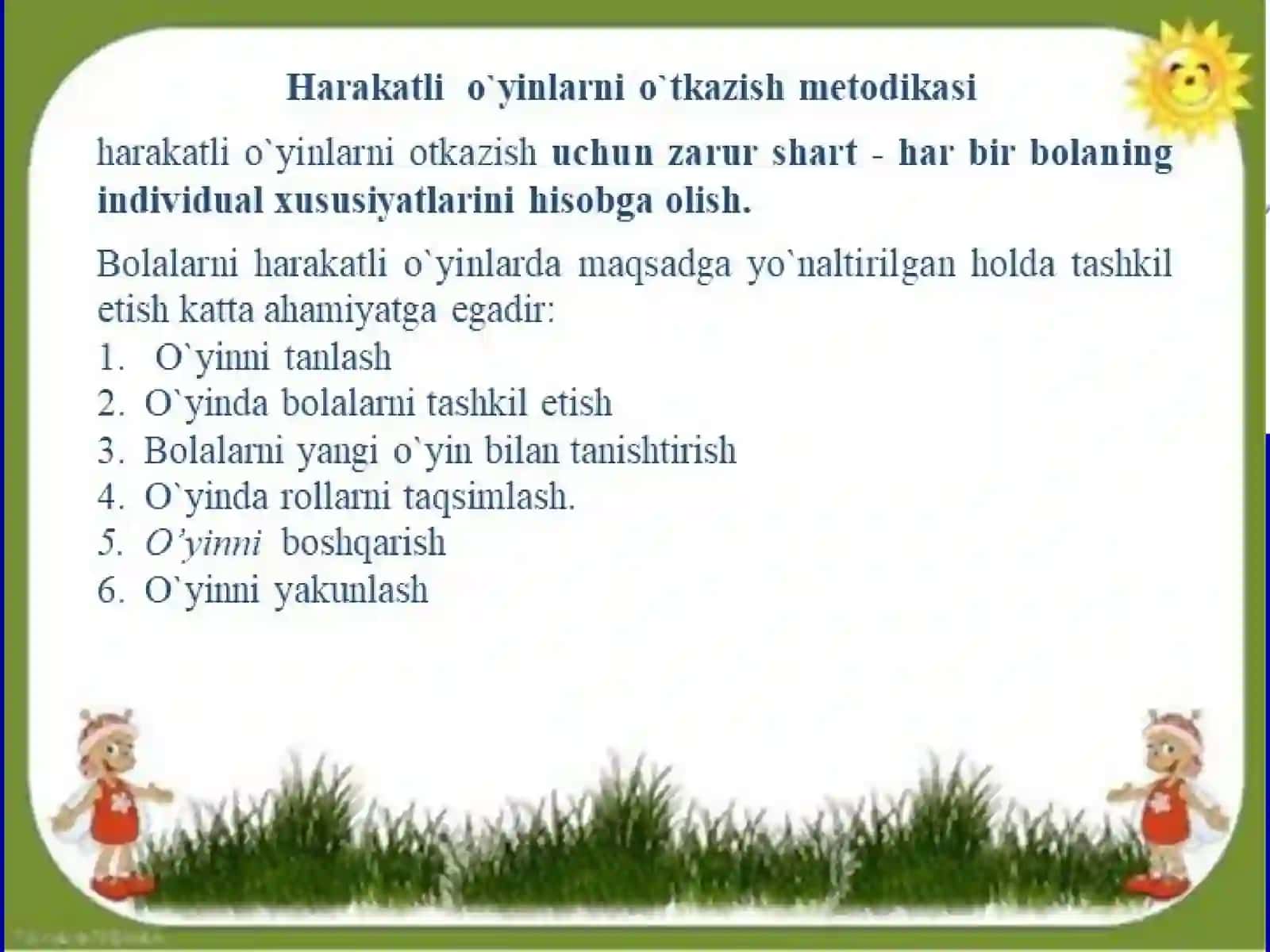 gan maqsad insonni jismonan barkamollika yetkazishdir 4