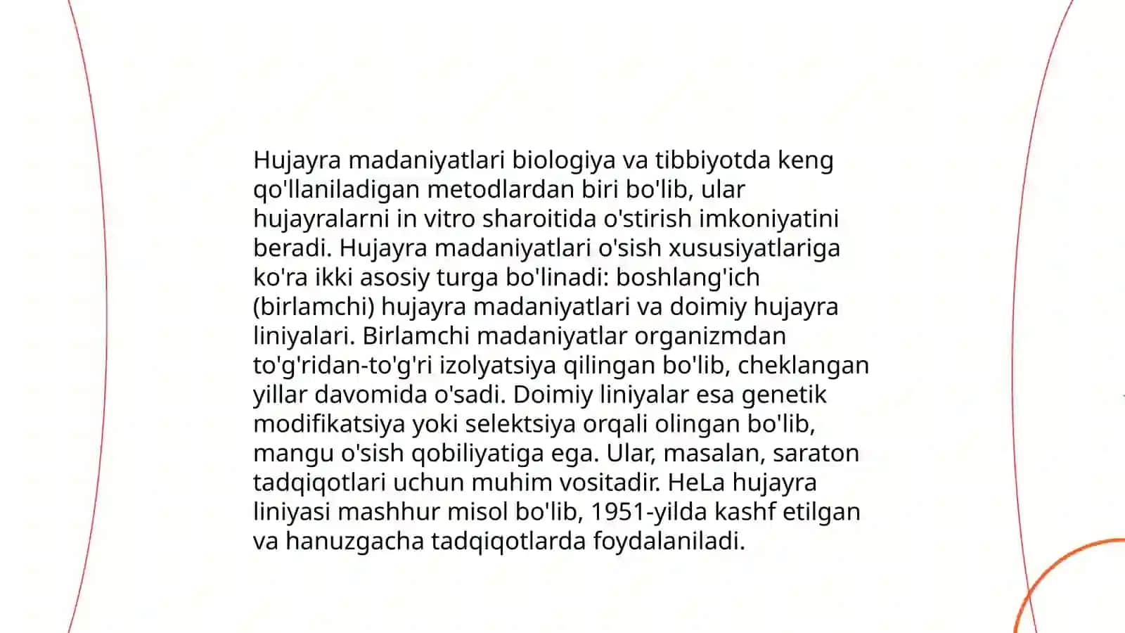 Viruslarni ajratib olishda qoʻllaniladigan hujayra kulturalari 4