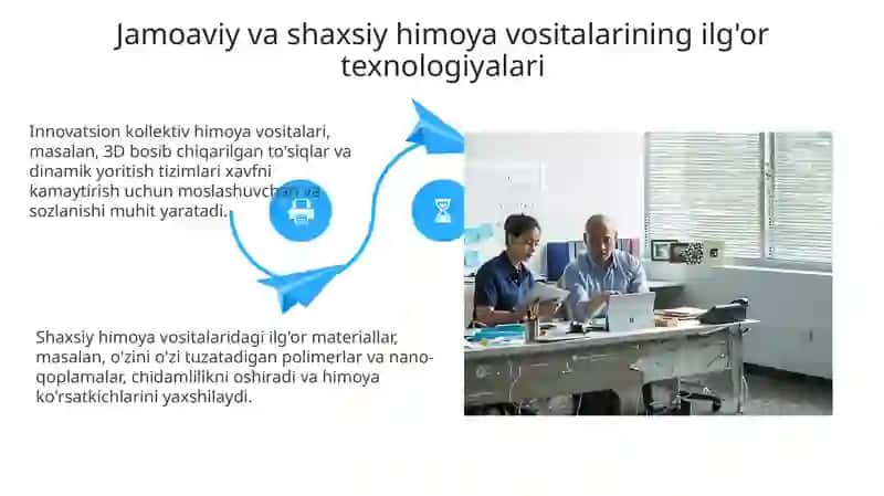 Mehnatni muhofaza gilishning zamonaviy texnika, texnologiyalari 4