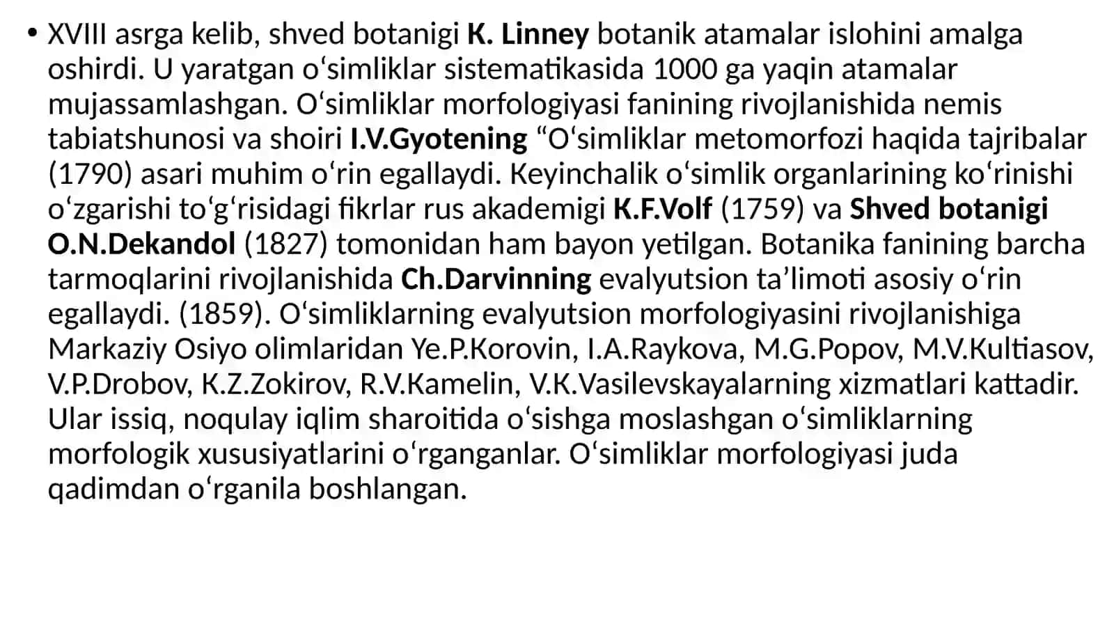 O‘simliklar morfologiyasi 4
