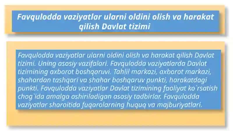Favqulodda vaziyatlarda shikastlangan fuqarolarni davolash evakuatsiya tadbirlari (DET)ni tashkillashtirish 4