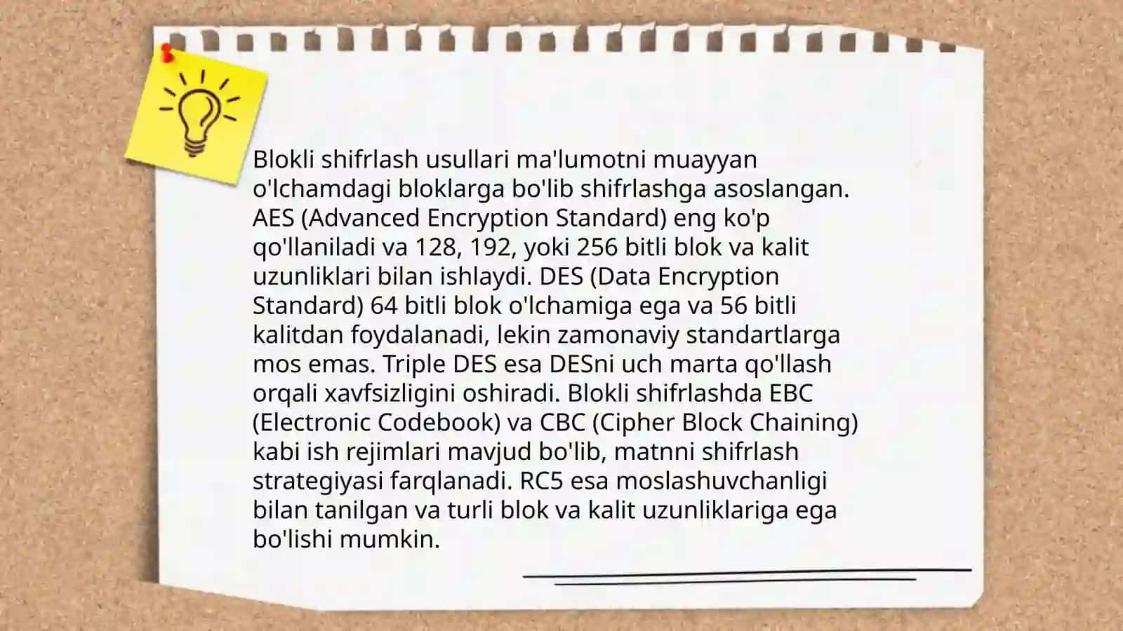 AES blokli shifrlash algoritmini dasturiy ravishda amalga oshirish 4