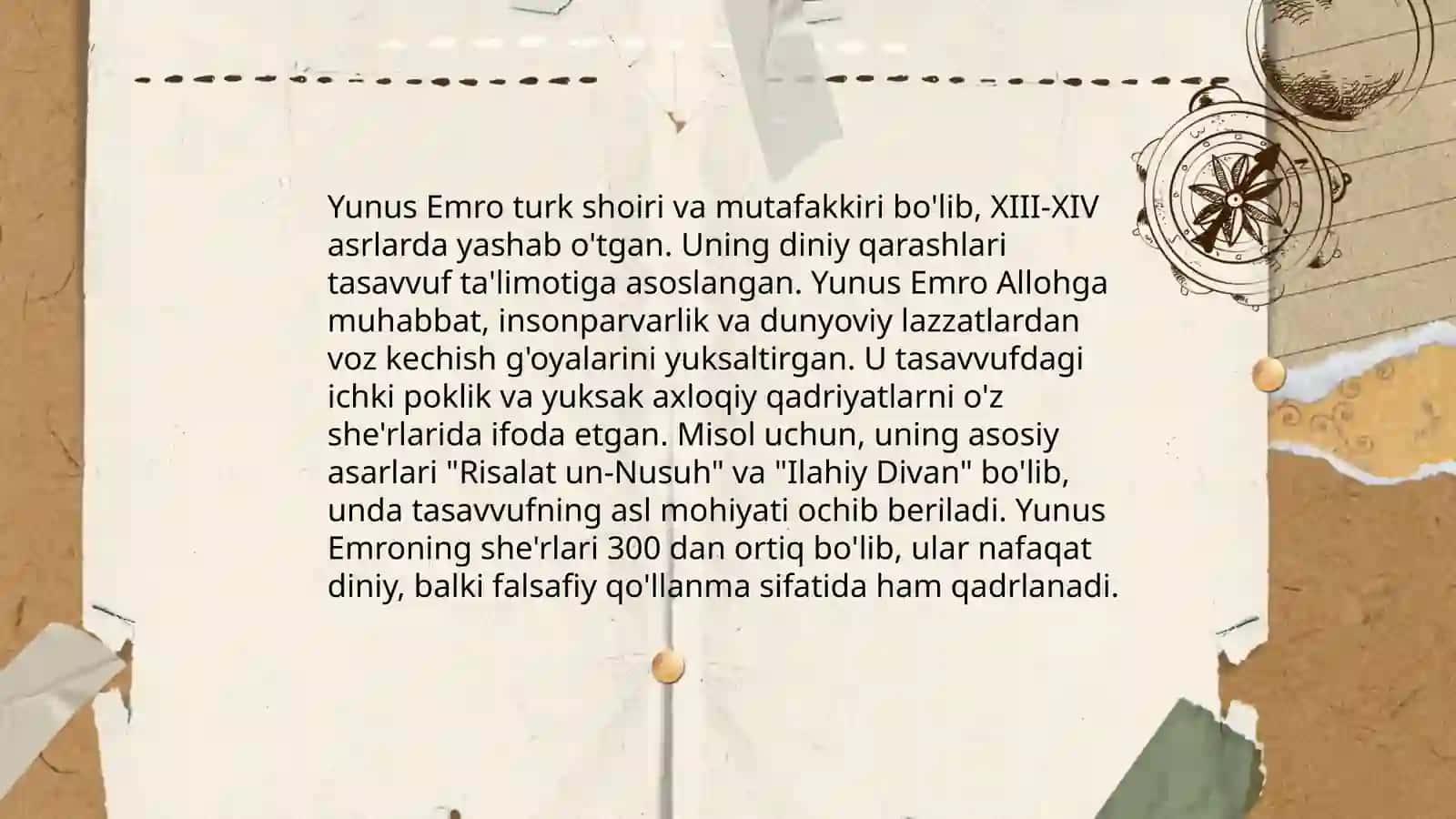 Yunus Emro ijodi va she'rlari tahlili 4