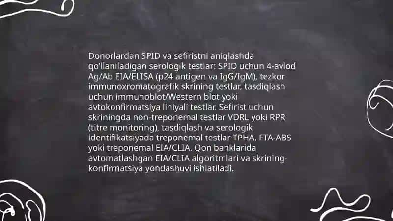 Qon quyishda spid va sefirist 4