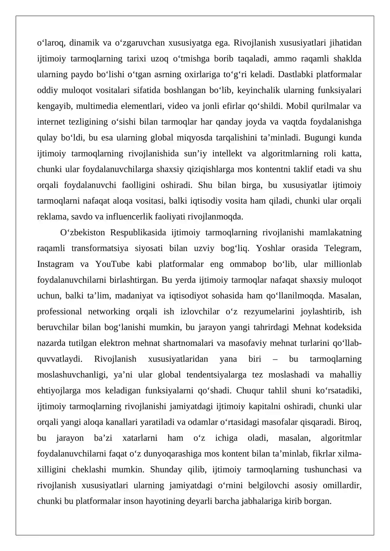 Ijtimoiy tarmoqlar va maxsus huquqlarni himoya qilish institutlari etikasi 4